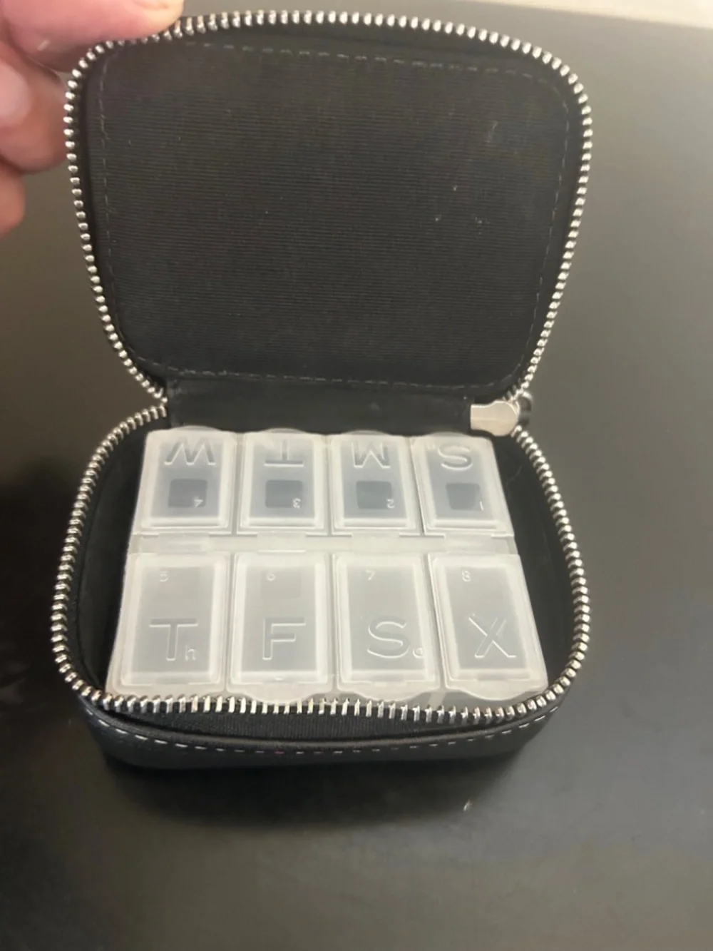Coach Leather Black Pill Case. Vintage.
